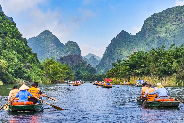 Boats in Ninh Binh